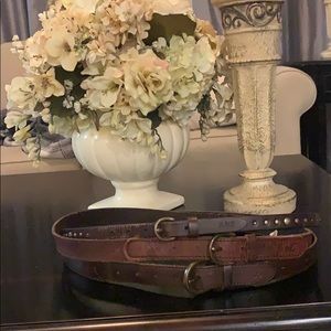 XS/S A&E and A&F belts